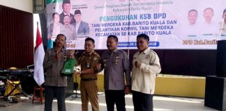 DPW Tani Merdeka Kalsel kukuhkan KSB DPD dan Korwil Batola