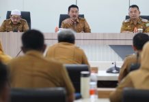 Rakor mingguan Kabupaten Banjar fokus pengelolaan taman CBS dan penanganan banjir