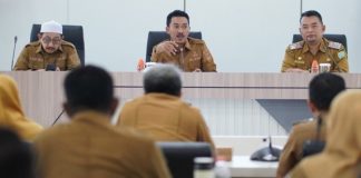 Rakor mingguan Kabupaten Banjar fokus pengelolaan taman CBS dan penanganan banjir