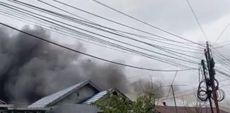 Dua rumah ludes dilalap api di Pemurus Dalam, diduga berawal dari dinding kamar