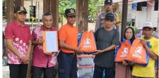 BPBD Banjar bantu warga terdampak kebakaran di Belimbing Baru