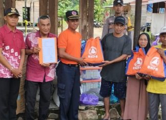 BPBD Banjar bantu warga terdampak kebakaran di Belimbing Baru