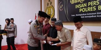 Polres Batola gelar Nuzulul Quran bareng pers dan anak yatim
