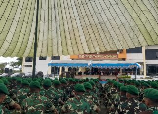 Pangdam XXII Tambun Bungai kunjungi Yonif TP 925 Marabahan