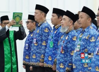 177 pejabat dilantik, diminta jadi agen perubahan birokrasi