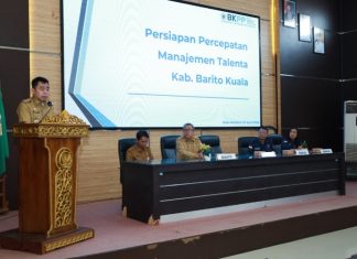 Wabup Barito Kuala resmi luncurkan persiapan sistem manajemen talenta ASN