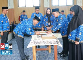 107 kepala sekolah Barito Kuala resmi dilantik