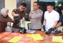 Polres Banjar musnahkan ribuan gram sabu dan ekstasi senilai hampir Rp 900 juta