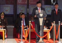Setda Kabupaten Banjar pimpin upacara Peringatan Hari Lahir Pancasila di Martapura