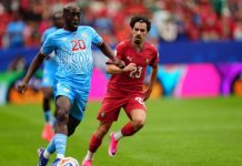 Gol cepat Neves dan rekor Wissa, Portugal vs RD Kongo berakhir imbang