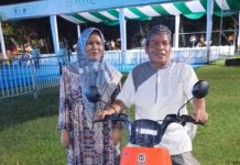 Pengasuh Panti Asuhan raih sepeda listrik dan bantuan Rp 1 juta di MTQN Batola