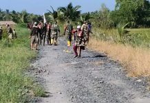 Jelang TMMD ke-129, TNI dan warga Tamban bangun bersihkan jalan desa