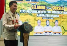 Pengurus Tani Merdeka Indonesia Kabupaten Banjar resmi dilantik
