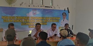 Kecamatan Paramasan koordinasikan keamanan, pastikan Pilkades 2026 berjalan aman dan damai