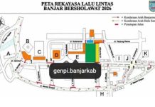Jalan Kenanga ditutup, Ini pengaturan lalu lintas selama kegiatan Banjar Bershalawat