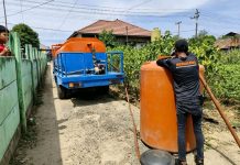 BPBD Banjar salurkan air bersih ke Desa Bincau di Martapura