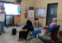 RSUD Ratu Zalecha edukasi warga cegah penyakit paru di tengah kabut asap