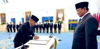 Transisi di Kemenkeu: Suahasil Nazara dilantik jadi Menteri Keuangan
