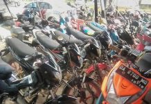 20 Unit Sepeda Motor Balapan Liar Diamankan Satlantas Polres Batola