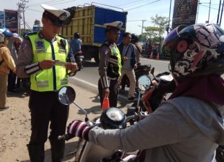 Satlantas Polres Batola : Operasi Zebra 2019, sidang ditempat