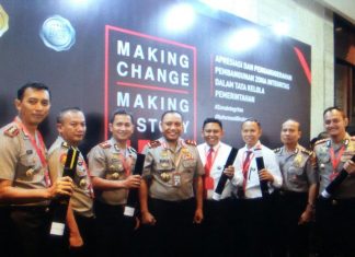 Polres Batola, terima penghargaan wilayah bebas korupsi dari Kemenpan RB
