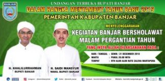 Banjar Bershalawat, berharap Kabupaten Banjar penuh berkah