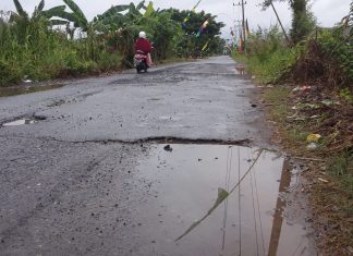 Jelang kegiatan.Haul ke 15 Guru Sekumpul, PUPR perbaiki sejumlah ruas jalan di Martapura dan sekitarnya
