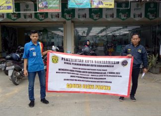 Kejar target PAD tahun 2020, Dishub Banjarmasin, genjot pajak parkir