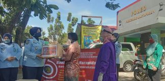 Lapas Perempuan Martapura, berikan batuan APD dan masker kepada tenaga medis dan aparat Kepolisian