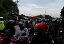 Jelang penerapan PSBB, Polres Batola gelar simulasi pengamanan jalur perbatasan