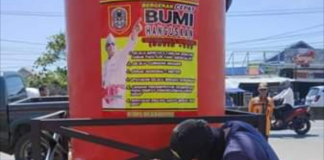 Lawan Corona, PT. Borneo Indo Bara, serahkan bantuan 3 unit tandon air kepada KPH Kayu Tangi