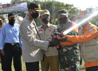 Polres Barito Kuala menginisiasi apel pesiapsiagaan penanggulangan karhutla 2020