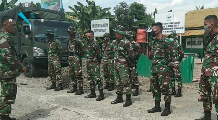 Kegiatan TMMD 108 Tabunganen, dapat tambahan personil satgas