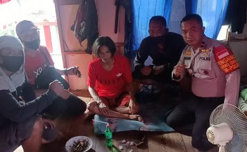 Simpan 19 paket sabu dirumahnya, Al (36) tahun warga Jelapat 1, diamankan Polisi