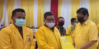 Golkar rekomendasikan Drs H Ansharuddin MSi – M Nor Iswan SPd (ANIS) maju lagi pada Pilkada Balangan 2020