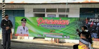 Resmikan pasar khusus mokas, Bupati Balangan : Semoga ekonomi disektor ini semakin bagus