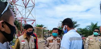 Antipasi Karhutla, Wakil Bupati Batola bersama Danramil Marabahan tinjau kesiapsiagaan perusahaan sawit