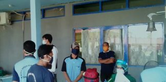 Warga binaan dan petugas rutan kelas 2 b Marabahan ikuti tes swab