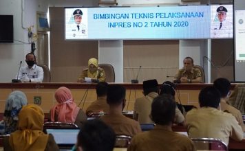 Pemkab Balangan Bersama BNNK menggelar bimbingan teknis P4GN