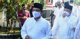 Diusung koalisi Golkar, PDIP dan PKS Pasangan H Sahbirin Noor dan H Muhidin serahkan berkas ke KPU
