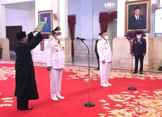 Usai dilantik, H.Sahbirin Noor dan H. Muhidin, langsung bekerja pulihkan kondisi ekonomi