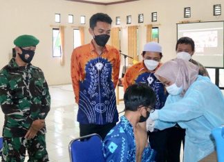 64 Persen dana vaksinasi covid 19 di Kabupaten Banjar sudah terserap