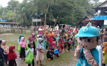 Pasca banjir Pengaron, HRRB berikan bimbingan trauma healing untuk anak anak