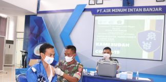 PDAM Intan Banjar laksanakan kegiatan vaksinasi dosis ketiga dan vaksin untuk anak