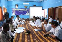 Kecamatan Aranio dan Karang Intan, rapat bersama tetapkan tapal batas kedua wilayah