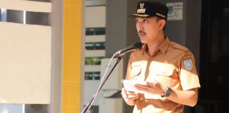 Saidi Mansyur pimpin apel kerja gabungan dilingkup Pemkab Banjar