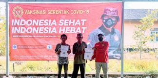 Sukseskan program vaksinasi serentak, BIN Daerah Kalsel gelar vaksinasi di Alalak