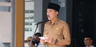 Bupati Banjar bacakan sambutan Kepala Badan Kependudukan dan Keluarga Berencana Nasional