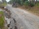 Diduga akibat dampak pengerukan sungai, beberapa titik bibir jalan di Desa Tanjung Harapan “longsor”