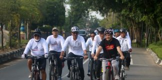 ‘Gowes Sehat’ BPKP Kalsel sambut kunjungan kerja anggota DPR RI M Rifkinizamy